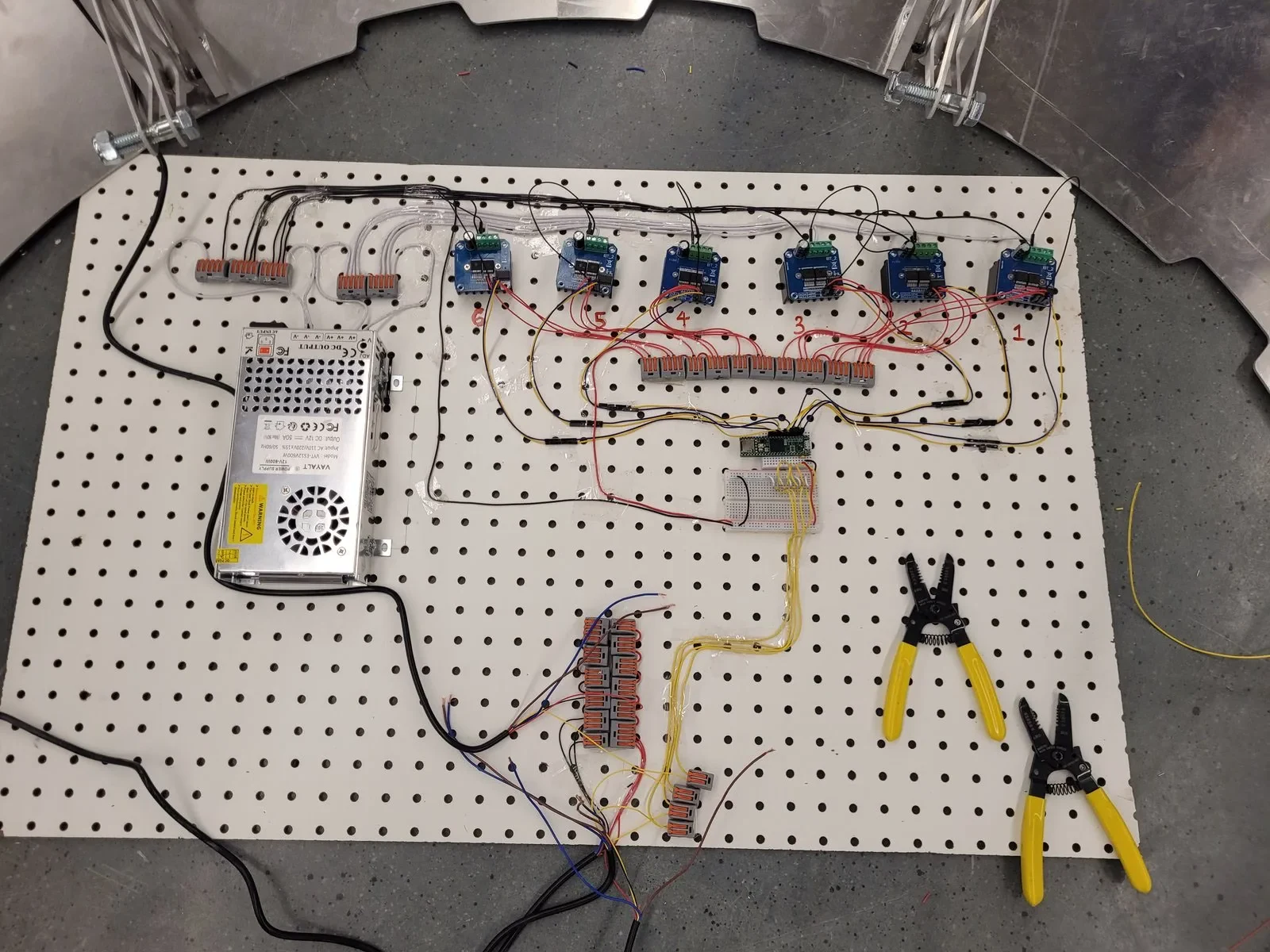 Custom 6-channel driver board