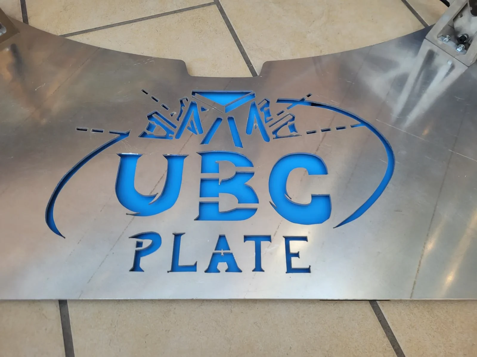 UBC PLATE logo detail