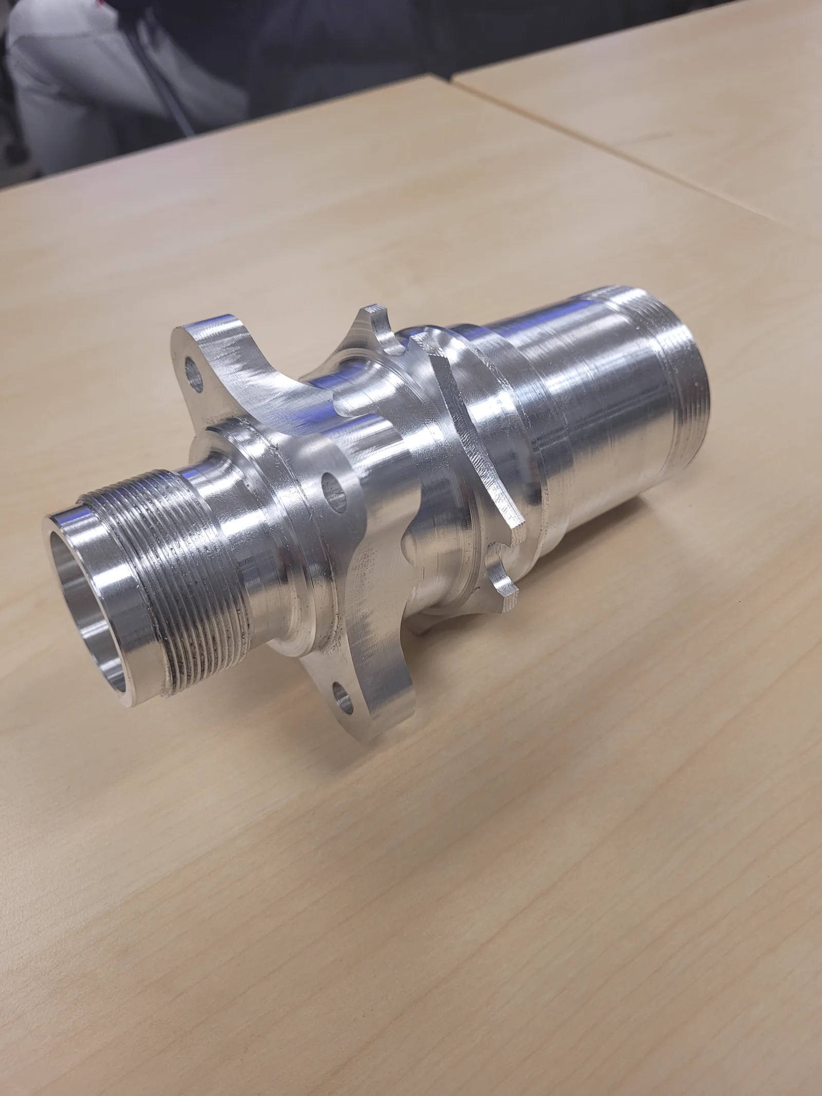 Finished machined wheel hub