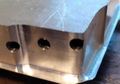 Finished machined part