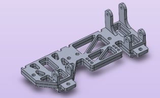 Old pedal base CAD